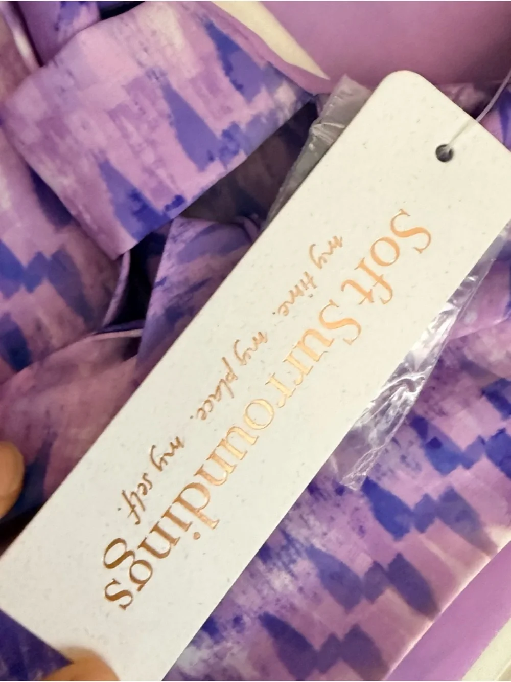 Soft Surroundings Size S Sleeveless Adrie Top Blouse in Orchid Multi NEW! - Picture 5 of 7